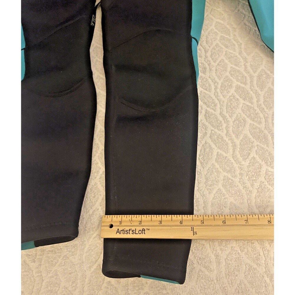 HEVTO Youth Kids SZ 11 Vigor-1 3/2mm Neoprene Full Wetsuit Black Blue Surf Swim - Picture 15 of 16
